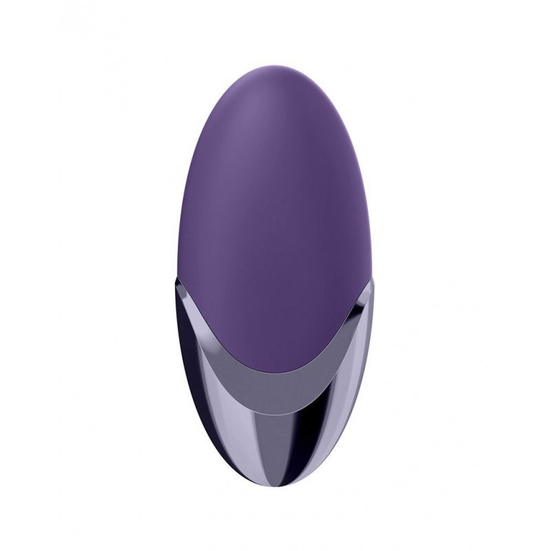 Текстура силіконової поверхні вібратора Satisfyer Lay-On Purple Pleasure, детальний вигляд