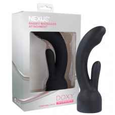 Насадка для вібромасажера Nexus Doxy Number 3 Rabbit Massager у формі кролика — Keks-Hub