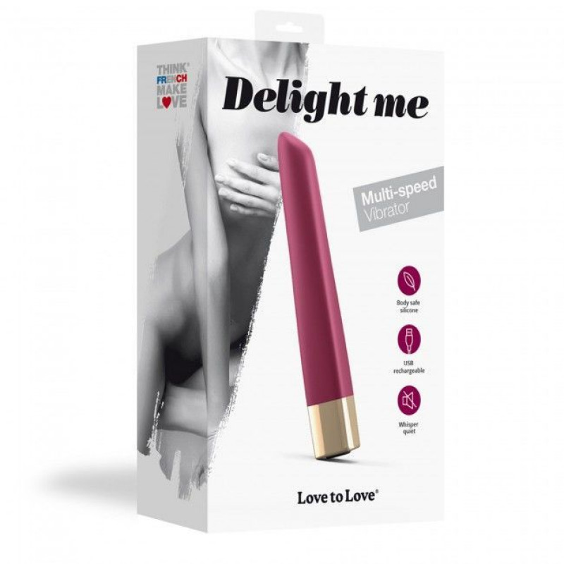 Текстура матеріалу мінівібратора Love To Love Delight Me Prune, ніжний силікон
