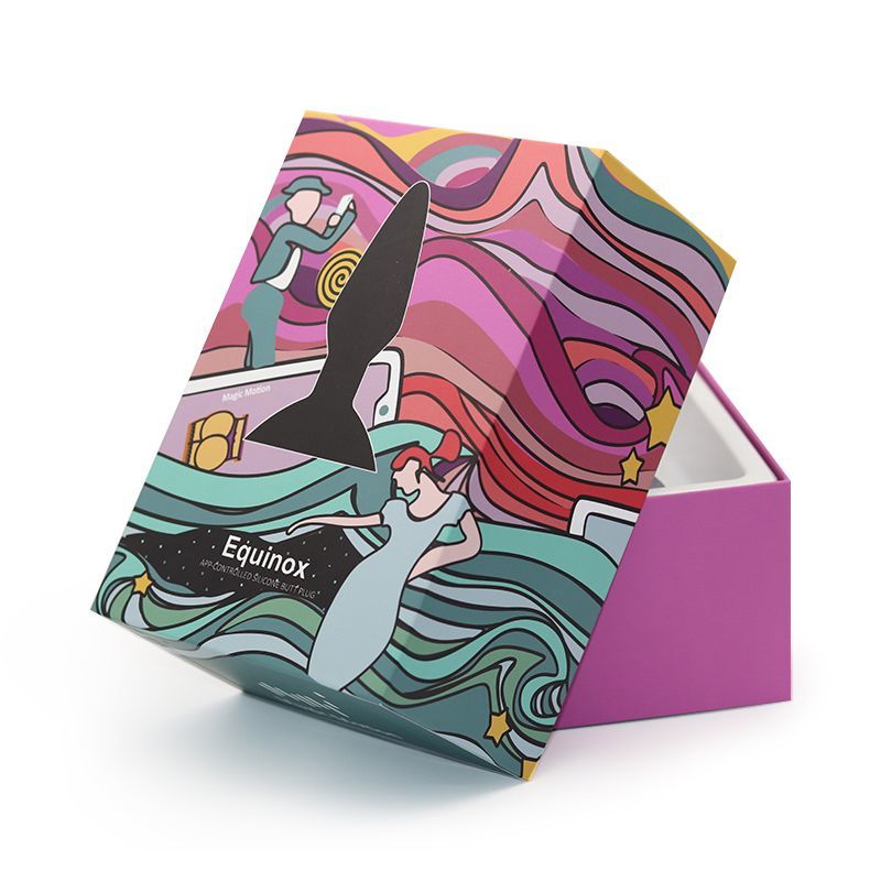 Анальна смарт-пробка Magic Motion Equinox, розмір та вигнута форма