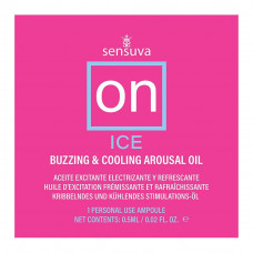 Пробник збуджувальної олії Sensuva ON Arousal Oil for Her Ice (0,3 мл) — Keks-Hub