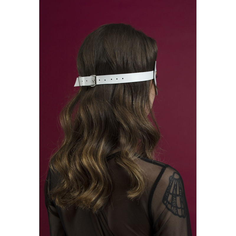 Упаковка маски на обличчя Feral Feelings Mistery Mask, білий колір, натуральна шкіра, текстура матеріалу