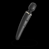 Вібромасажер Satisfyer Wand-er Woman Black/Gold водонепроникний потужний XXL