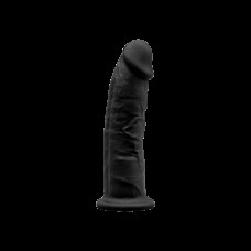 Фалоімітатор SILEXD Robby Black (MODEL 2 size 6in), двошаровий, силікон + Silexpan, діаметр 3,5см — Keks-Hub