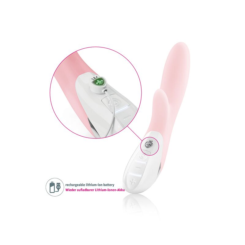 Деталі поверхні вібратора Mystim Danny Divido Candy Rose, текстура силікону