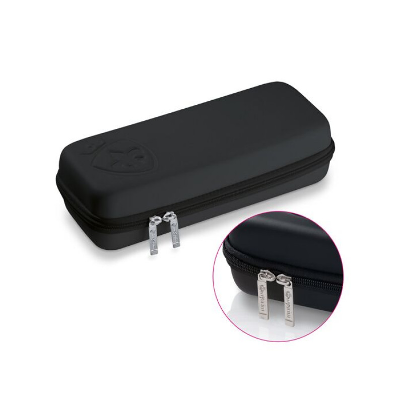 Чорний вібратор Mystim Tickling Truman eStim