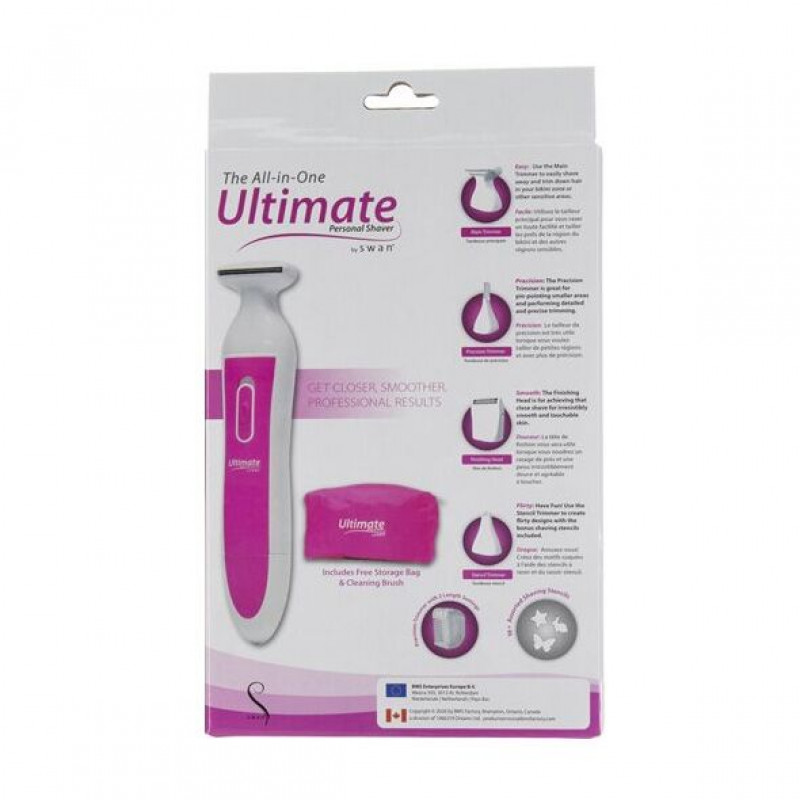 Тример Swan Ultimate Personal Shaver - Women: в дії, демонстрація роботи