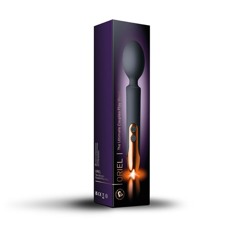 LED-підсвітка вібромасажера Rocks Off Oriel Black: привабливий візуальний ефект