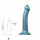 Упаковка насадки для страпону Strap-On-Me Mono Density Dildo M Blue, синій
