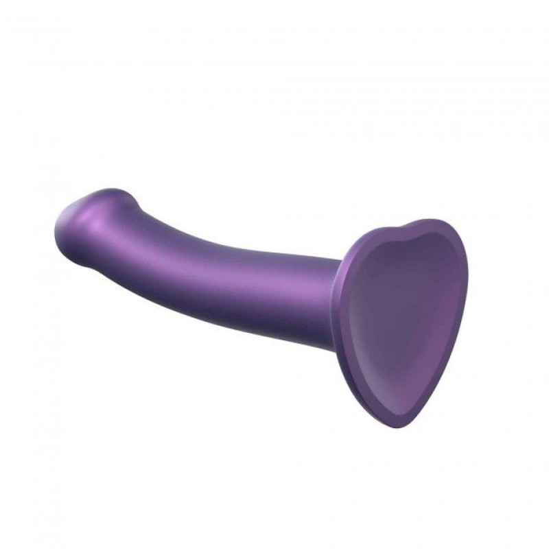 Насадка Strap-On-Me Mono Density Dildo Violet M, детальний вигляд