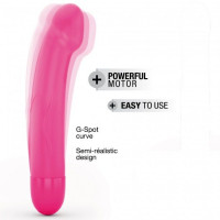Вібратор Dorcel Real Vibration M Magenta 2.0, діаметр 3,7см, перезаряджається для точки G
