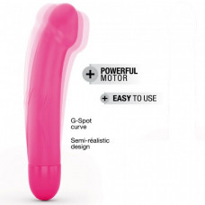 Вібратор Dorcel Real Vibration M Magenta 2.0, діаметр 3,7см, перезаряджається для точки G — Keks-Hub