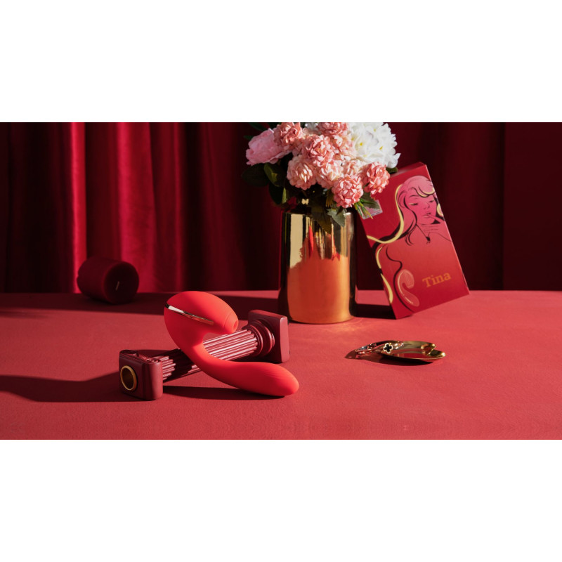 Детальне фото кнопки керування вакуумним вібратором KISSTOY Tina