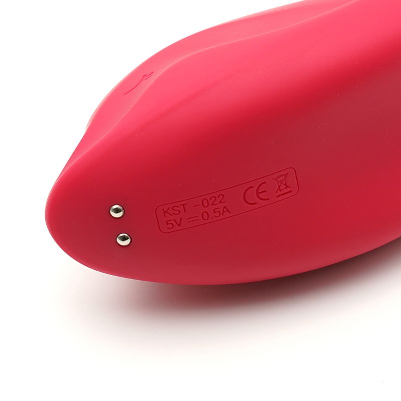 Деталі кнопки управління на вібраторі KISSTOY Heidi Red