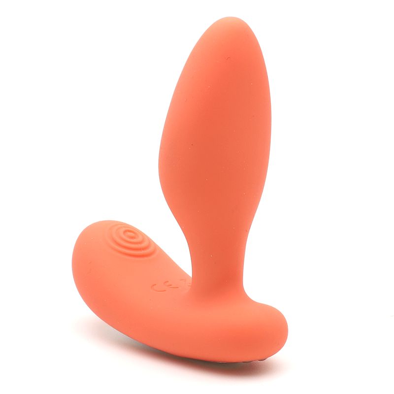 Масажер простати KISSTOY Gordon Orange 2-в-1, вигляд збоку