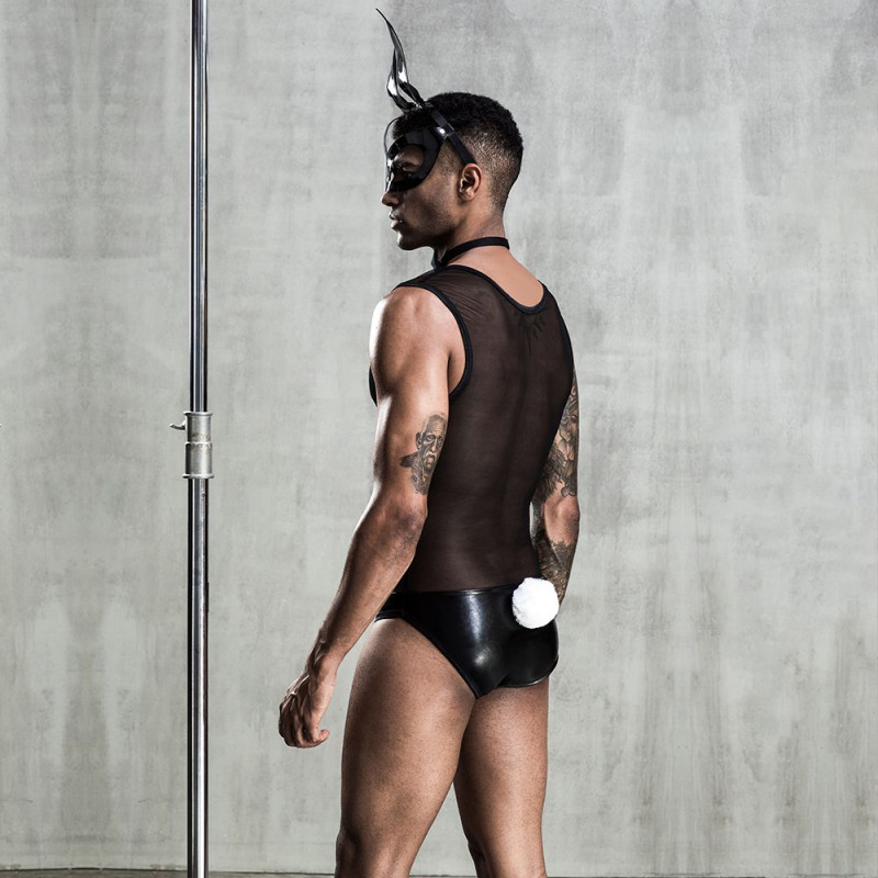 Чоловічий костюм JSY Зайка Джонні збоку, деталі дизайну