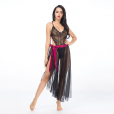 Полупрозрачный комплект боди с юбкой One Size JSY