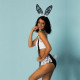 Еротичний костюм зайчика Запальна Трейсі JSY, текстура матеріалу, гладкий та приємний на дотик, з делікатними деталями