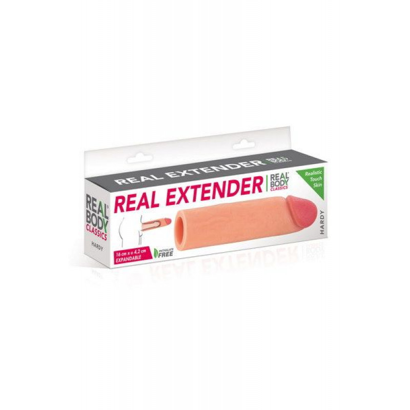 Упаковка насадки на член Real Body Real Extender HARDY