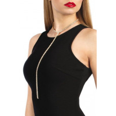 Кольє зі стразами Bijoux Pour Toi - Audrey Gold — Keks-Hub