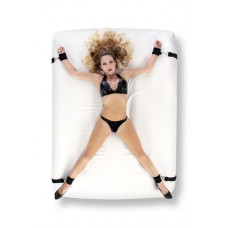 Фіксатори для ліжка Fetish Tentation для рук і ніг з маскою на очі — Keks-Hub