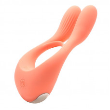 Парний вібратор KISSTOY Martin Orange, два мотори, кріплення на член, діаметр 3,2 см — Keks-Hub