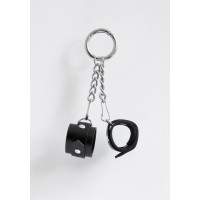 Брелок Наручники Чорний Feral Feelings