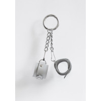 Брелок Feral Feelings Наручники Белый