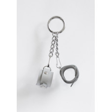Брелок Наручники Feral Feelings Білий — Keks-Hub
