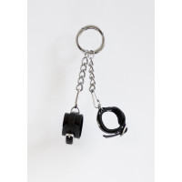 Брелок Feral Feelings Наручники с пряжкой Черный
