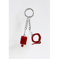 Брелок Наручники Feral Feelings Червоний — Keks-Hub