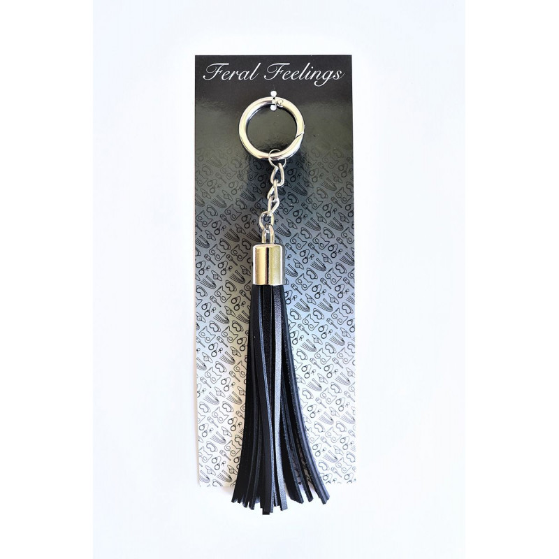 Брелок Feral Feelings Флоггер Черный - вид сбоку