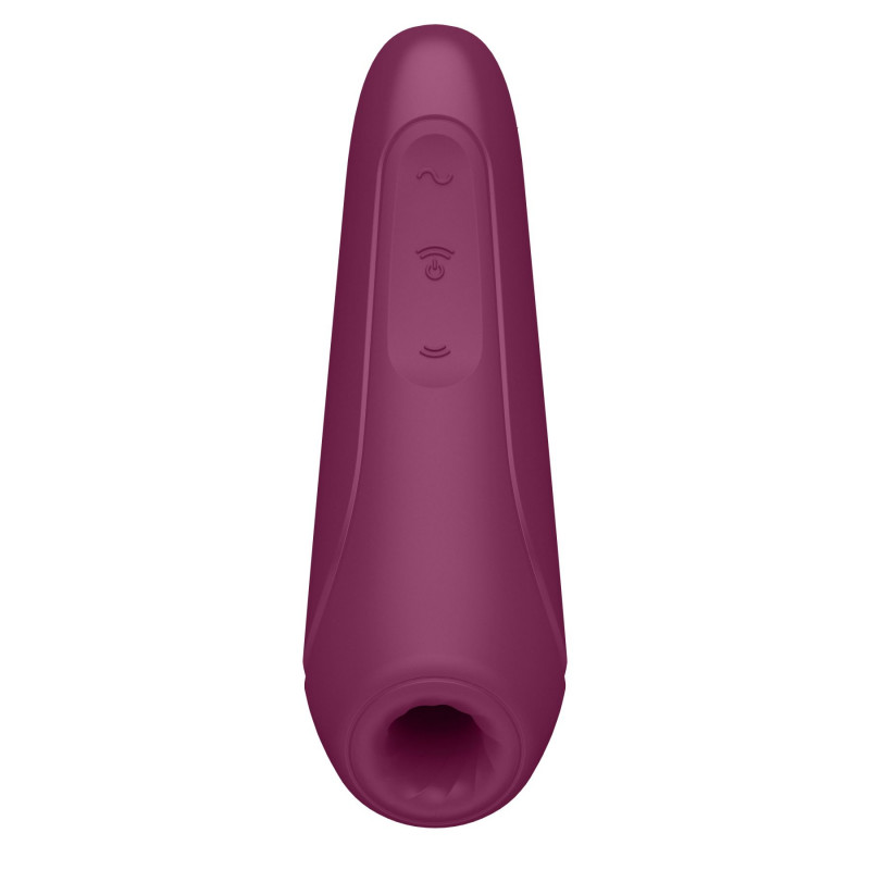 Упаковка вакуумного стимулятора Satisfyer Curvy 1+ Rose Red