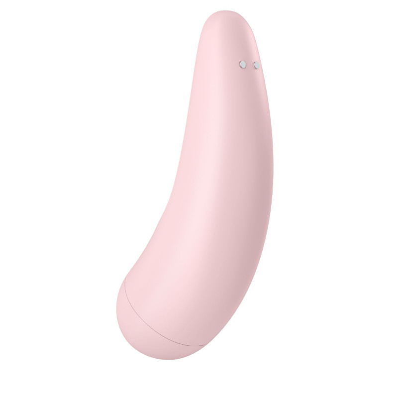 Satisfyer Curvy 2+ Pink: вигляд збоку, демонстрація ергономічної форми