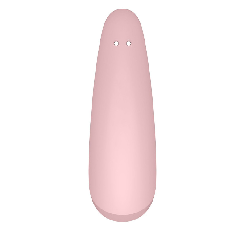 Вакуумний стимулятор Satisfyer Curvy 2+ Pink: текстура силіконового матеріалу