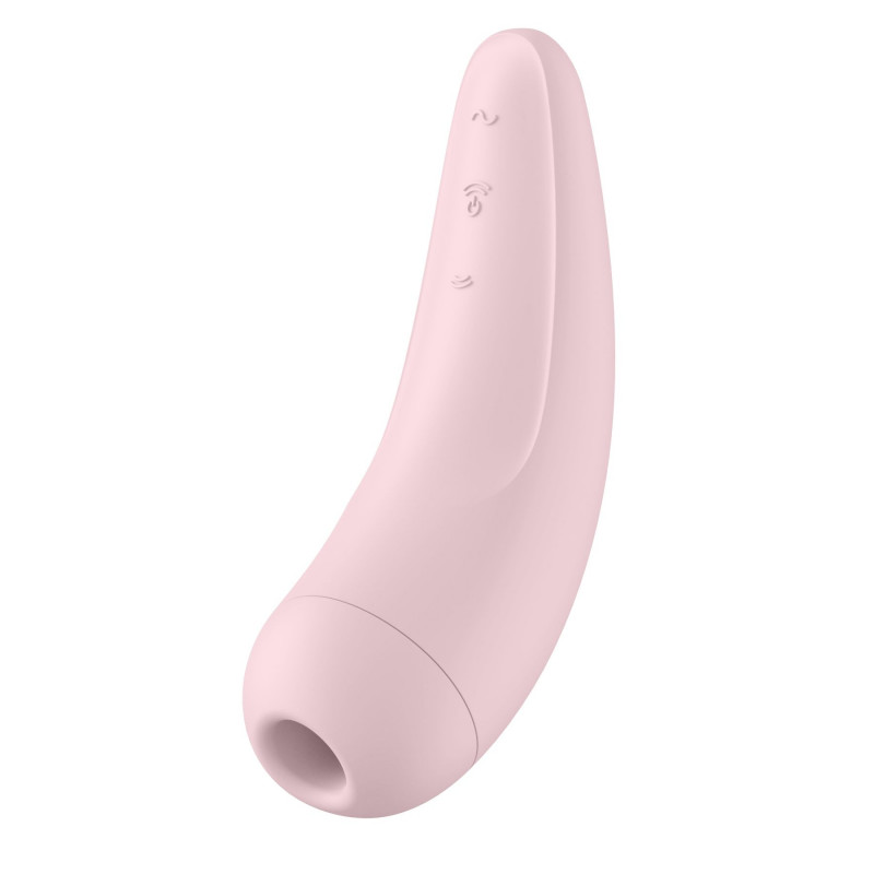 Satisfyer Curvy 2+ Pink: деталі керування через інтернет, кнопка активації