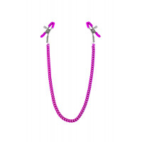 Зажимы для сосков с цепочкой Feral Feelings Classic, розовый