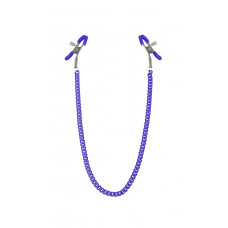 Затискачі для сосків з ланцюжком Feral Feelings Nipple clamps Classic, фіолетовий — Keks-Hub