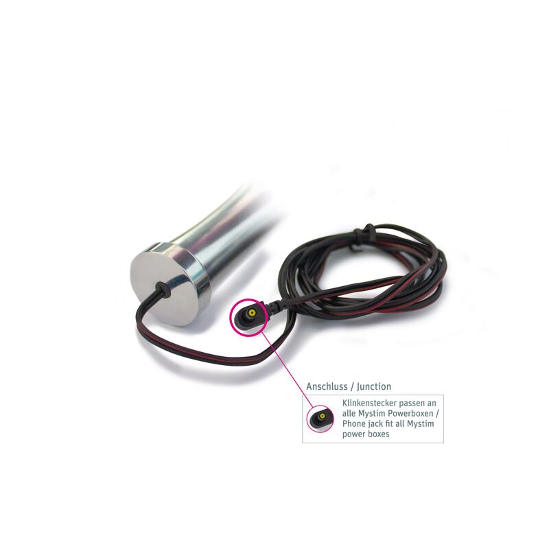 Металеве ділдо Mystim Bold Boris, детальний вигляд головки, діаметр 3,2 см