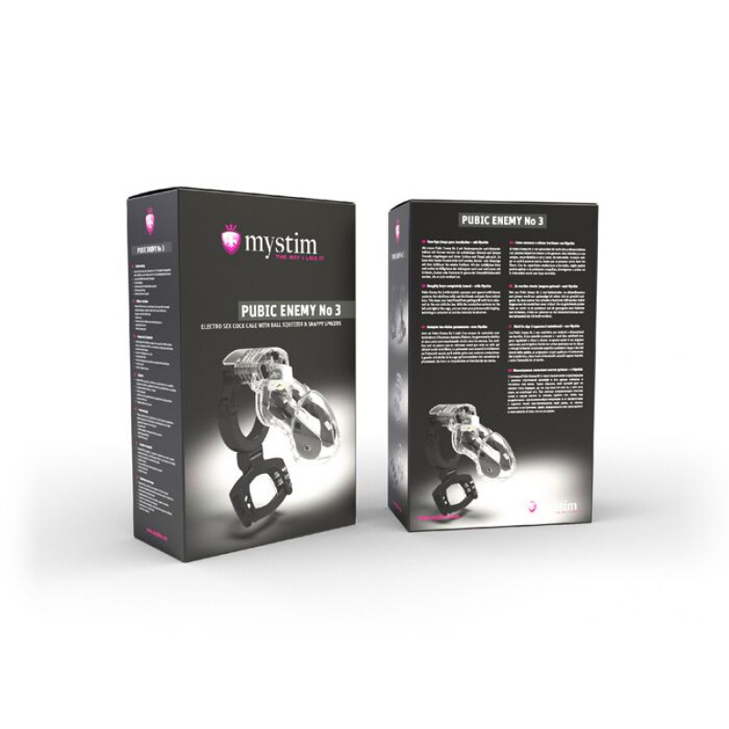 Замок клітки для члена Mystim Pubic Enemy No 3
