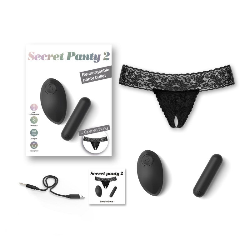 Вібратор Love To Love SECRET PANTY 2 - упаковка товару, стильний дизайн