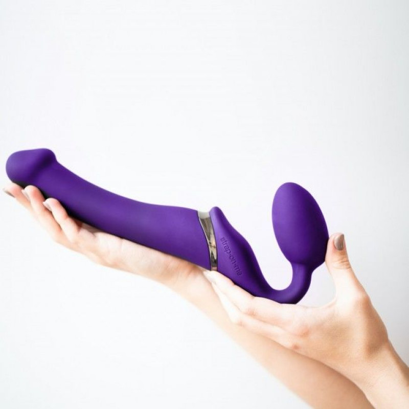 Комплектація страпона Strap-On-Me Vibrating Violet M: страпон, пульт, інструкція