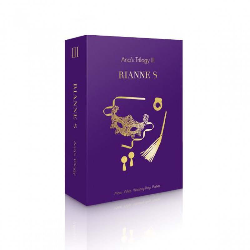 Ерекційне кільце RIANNE S Anas Trilogy Set III – вигляд збоку, деталі текстури