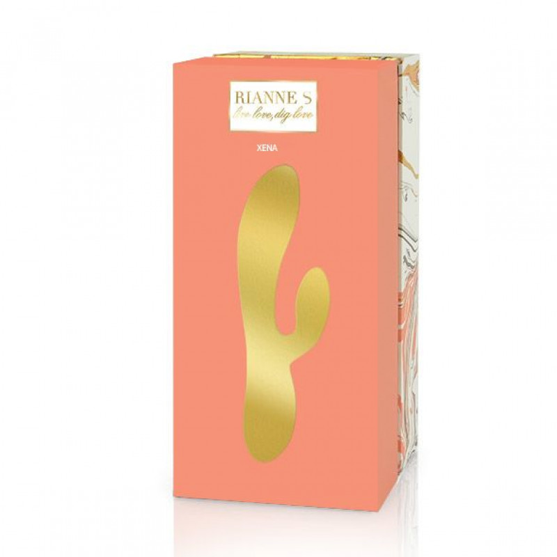 Вібратор-кролик RIANNE S Xena Peach/Coral - детальний вигляд спереду