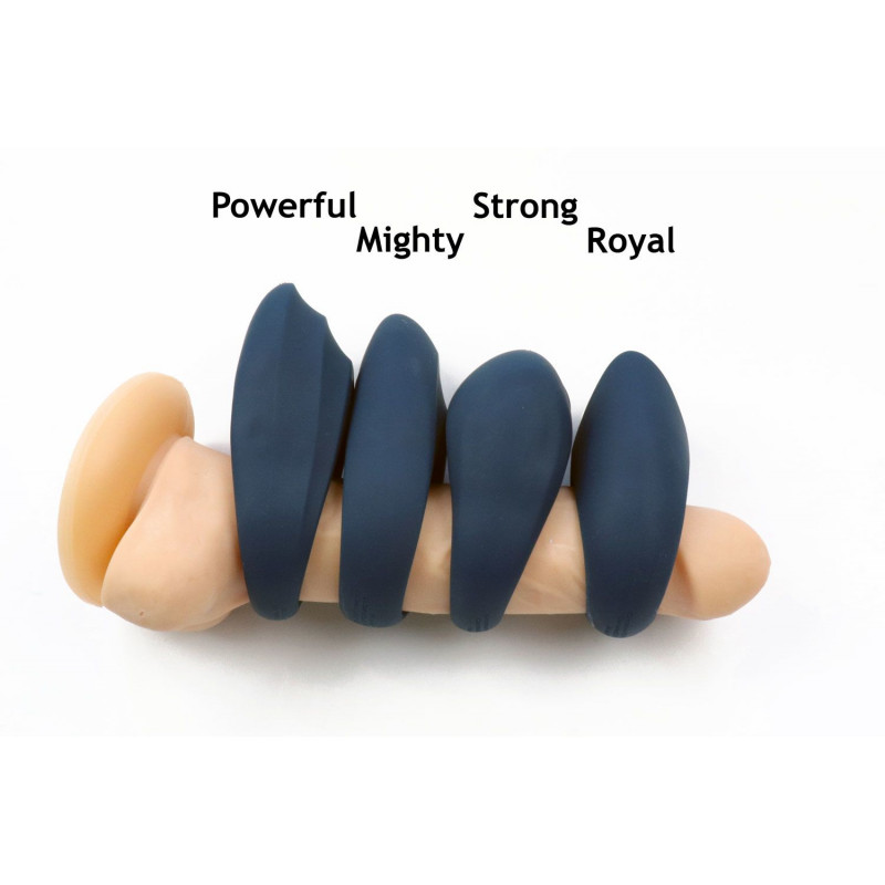 Вигляд віброкільця Satisfyer Mighty One з різних ракурсів - демонстрація гнучкості