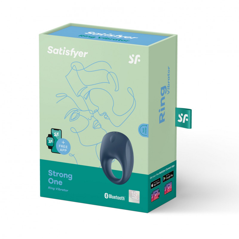 Ерекційне віброкільце Satisfyer Strong One у всій своїй красі - демонстрація комплектації