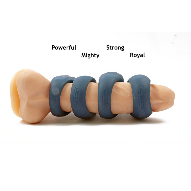 Крупний план віброкільця Satisfyer Strong One, що показує його деталі та функціональність