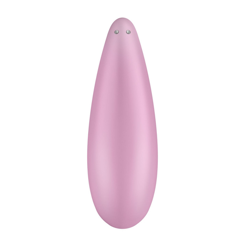 Satisfyer Curvy 3+ вакуумний стимулятор, вигляд збоку, демонструє ергономічний дизайн