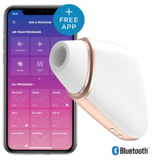 Вакуумний кліторальний стимулятор Satisfyer Love Triangle White з керуванням через додаток — Keks-Hub