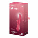 Текстура силіконового покриття вібратора Satisfyer Mono Flex Red